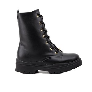 Bota  Calçados Infantis Molekinha Coturno Inf Fem Cano Curto 2179203