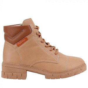 Bota  Calçados Infantis Pink Cats Coturno Inf Fem Cano Curto V3361