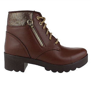 Bota  Calçados Infantis Kidy Coturno Inf Fem Cano Curto 03000450028