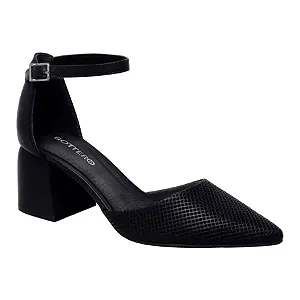 Sapatos Femininos Bottero Salto Baixo 348802 Preto