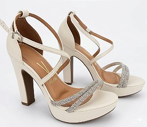 Sandalias Calçados Femininos Vizzano Sandalia Fem Salto Alto  6292256