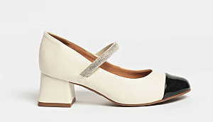 Sapatos  Femininos Vizzano Salto Medio 1423103 Branco Off