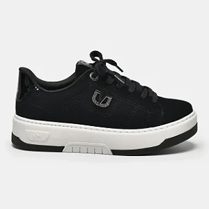 Via Marte Tenis Fem 126014 Preto