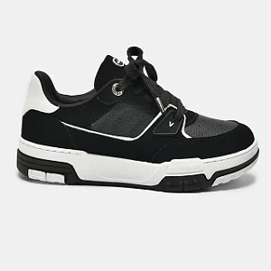 Via Marte Tenis Fem 218006 Preto