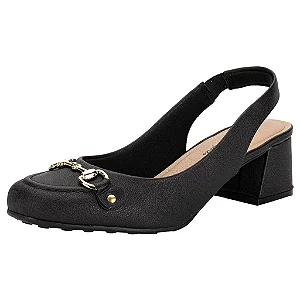 Sapato Fem Modare Salto Medio 7373116 Preto