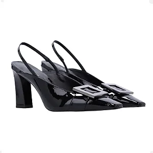 Sapato Fem Luz Da Lua Salto Alto 80770002 Preto