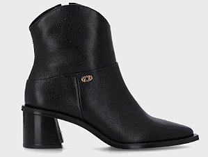 Luz Da Lua Bota Fem Cano Curto Salto Medio 80750004 Preto