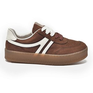 Via Marte Tenis Fem 216001 Dark Brown