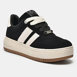 Via Marte Tenis Fem 233004 Preto
