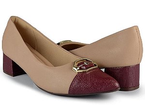 Piccadilly Sapato Fem Salto Baixo 739078 Fendi