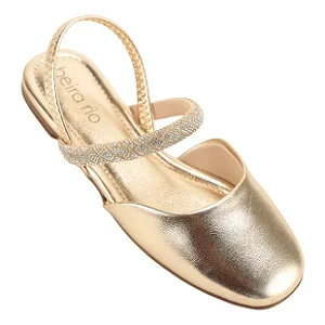 Sapato Fem Beira Rio 4323101 Dourado