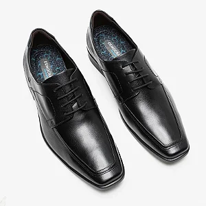 Democrata Sapato Masc 250104 Preto