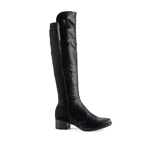 Mississipi Bota Fem Cano Longo Me123 Preto