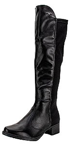 Bota Fem Mississipi Cano Longo Me123 Preto