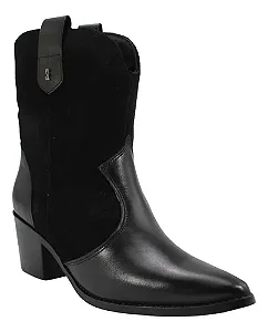 Bota Fem Santa Lolla Cano Curto Salto Baixo 07Cb5174035a0001 Preto