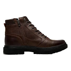 Free Way Coturno Masc Jack-05 Crazy Horse Chocolate