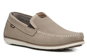 Pegada Sapato Masc 142002 Jeans Areia