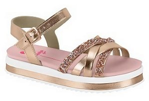 Molekinha Sandalia Inf Fem 2305156 Ouro Rosado