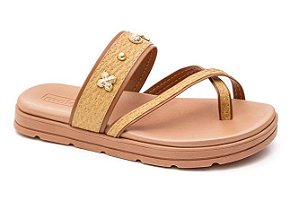 Moleca Rasteira Fem 5490125 Camel