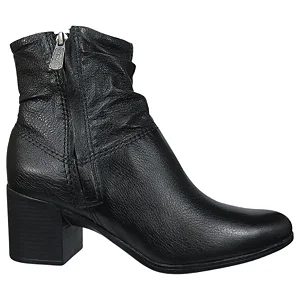 Bota Fem Bottero Cano Curto Salto Baixo 346907 Preto