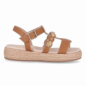 Piccadilly Sandalia Fem 459019 Bege