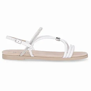 Piccadilly Sandalia Fem 418094 Branco Neve