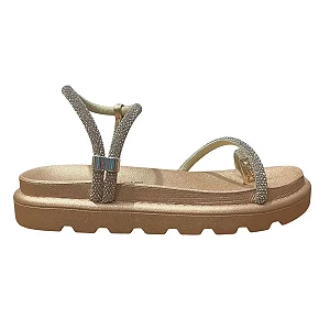 Vizzano Sandalia Fem 6459337 Ouro Rosado