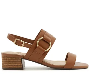 Anacapri Sandalia Fem Salto Baixo C3048901370003 Marrom