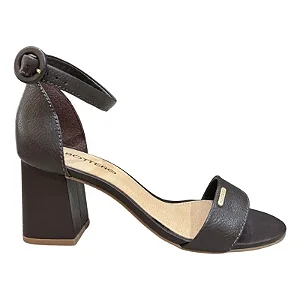 Bottero Sandalia Fem Salto Baixo 372001 Marrom