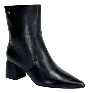 Bota Fem Bottero Cano Curto Salto Baixo 362102 Preto