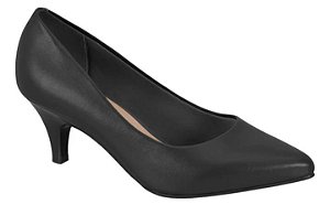 Sapato Fem Beira Rio  Salto Baixo 40761350 Preto