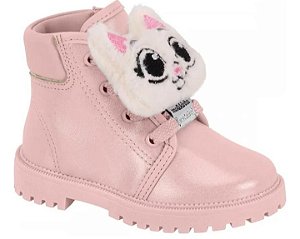 Molekinha Coturno Inf Fem Cano Curto 2126535 Rosa