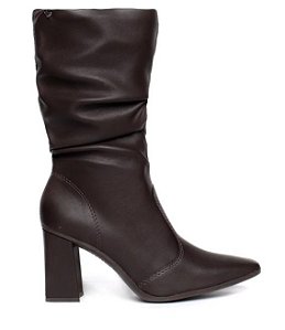 Mississipi Bota Fem Cano Longo Salto Medio J1353 Cafe