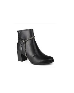 Dakota Bota Fem Cano Curto Salto Medio D2191 Vieri Preto