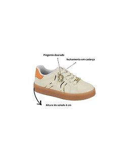 Molekinha Tenis Inf Fem 2582111 Branco Off