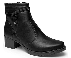 Mississipi Bota Fem Cano Curto Salto Baixo J0781 Preto