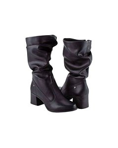 Mississipi Bota Fem Cano Longo Salto Medio J0831 Preto