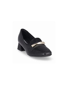 Piccadilly Sapato Fem Salto Baixo 160116 Preto