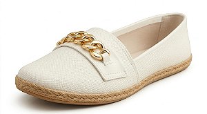 Sapato Fem Moleca  52871011 Branco Off