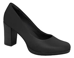 Sapato Fem Piccadilly  Salto Medio 130185 Preto