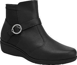 Bota Fem Piccadilly Cano Curto 117132 Preto