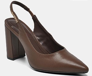 Via Marte Sapato Fem Salto Alto 348003 Mascavo