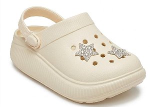 Molekinha Crocs Inf Fem 2749101 Creme