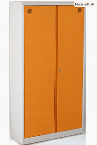 Armário de Aço com 02 Portas - Med. 1,95 x 0,90 x 0,40 Marzo Vitorino