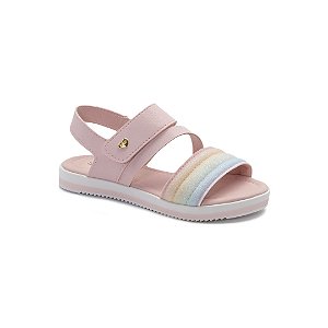 Sandália Infantil Menina Klin Lolinha  Rosa