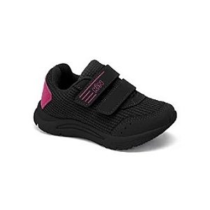 Tênis Infantil Menina Klin Sport Preto/Pink