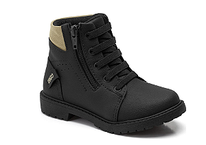 Bota Infantil Menino Klin Mini Rock Preto