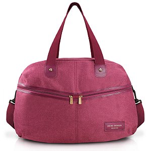 BOLSA JOY PASSEIO VIAGEM VERMELHA