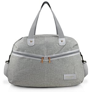 BOLSA JOY PASSEIO VIAGEM CINZA