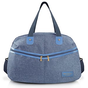 BOLSA JOY PASSEIO VIAGEM AZUL